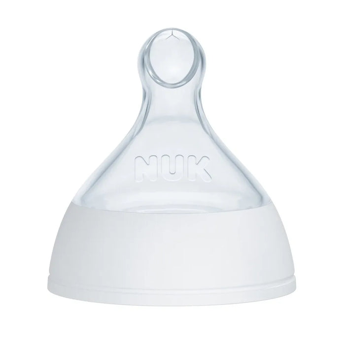 Ensemble cadeau nouveau-né biberon et sucette anti-colique NUK® Smooth Flow Pro – Kit d'alimentation sans BPA avec indicateur SafeTemp, biberons anti-gaz et sucettes en silicone