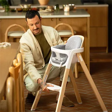 Chaise haute Nuna BRYN – Réglable, pliable et facile à nettoyer