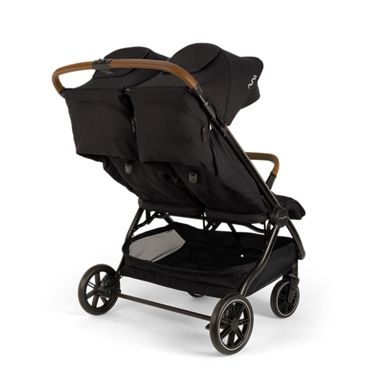 Nuna® - Nuna TRVL Dubl Baby Double Stroller - Caviar