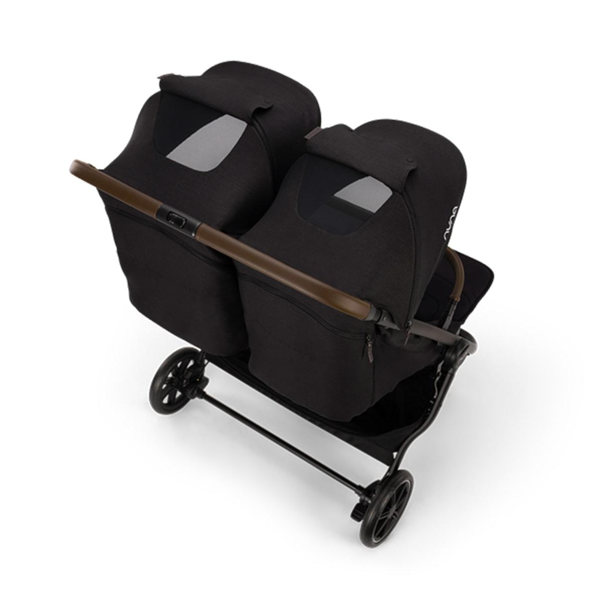 Nuna® - Nuna TRVL Dubl Baby Double Stroller - Caviar