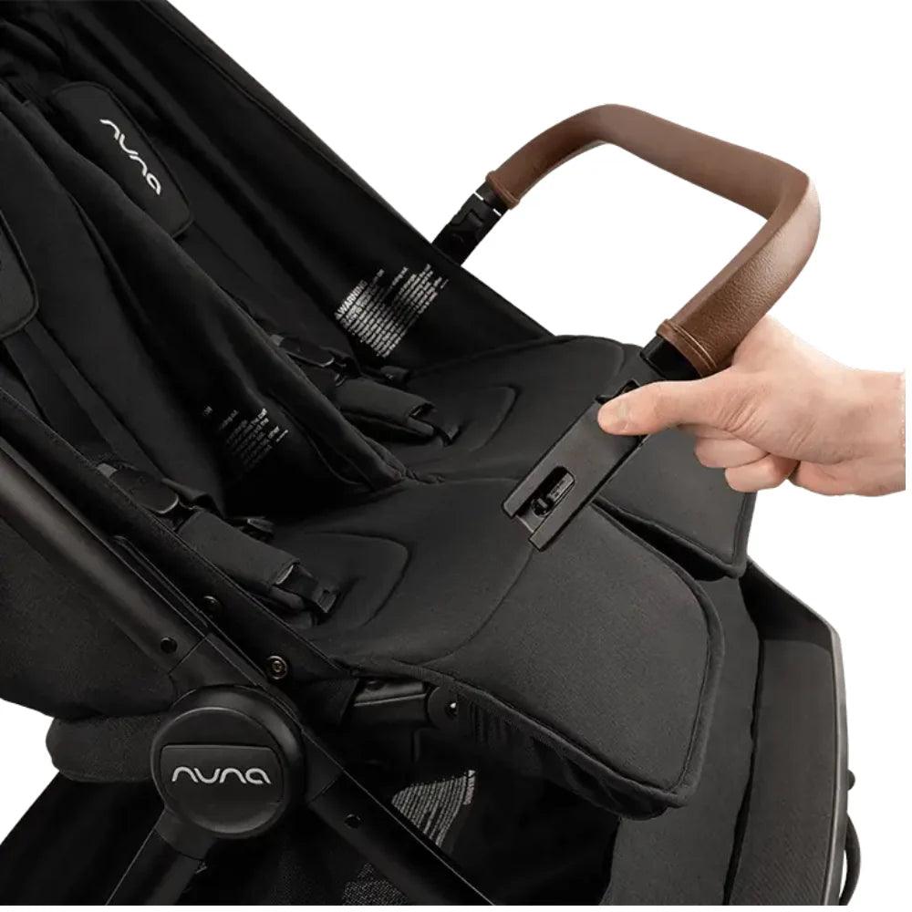 Nuna® - Nuna TRVL Dubl Baby Double Stroller - Caviar