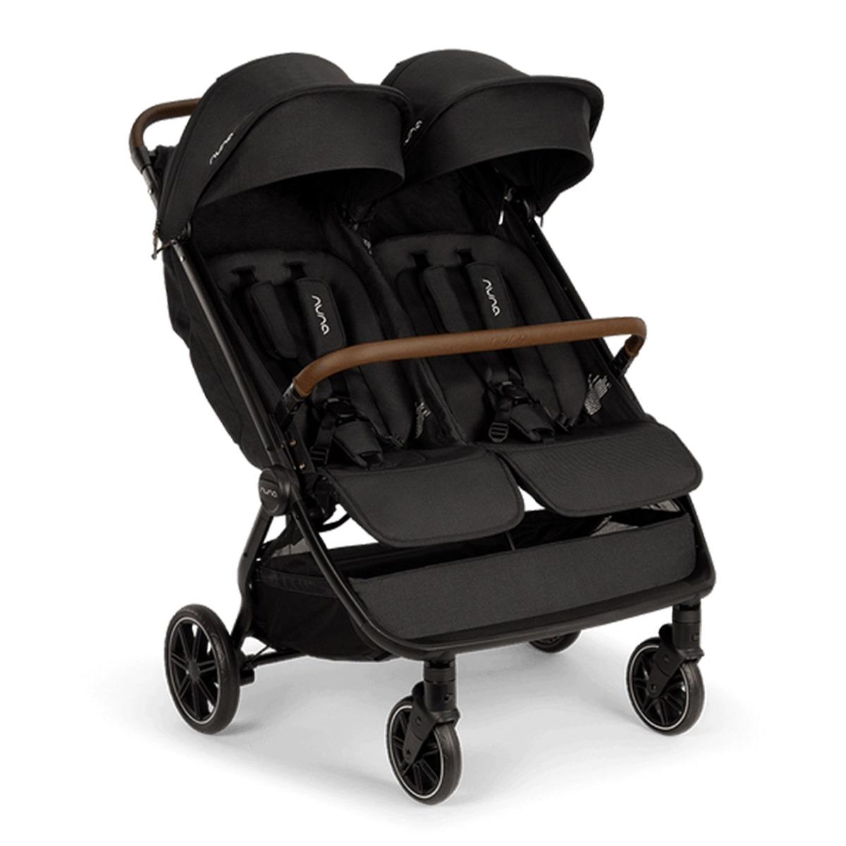 Nuna® - Nuna TRVL Dubl Baby Double Stroller - Caviar