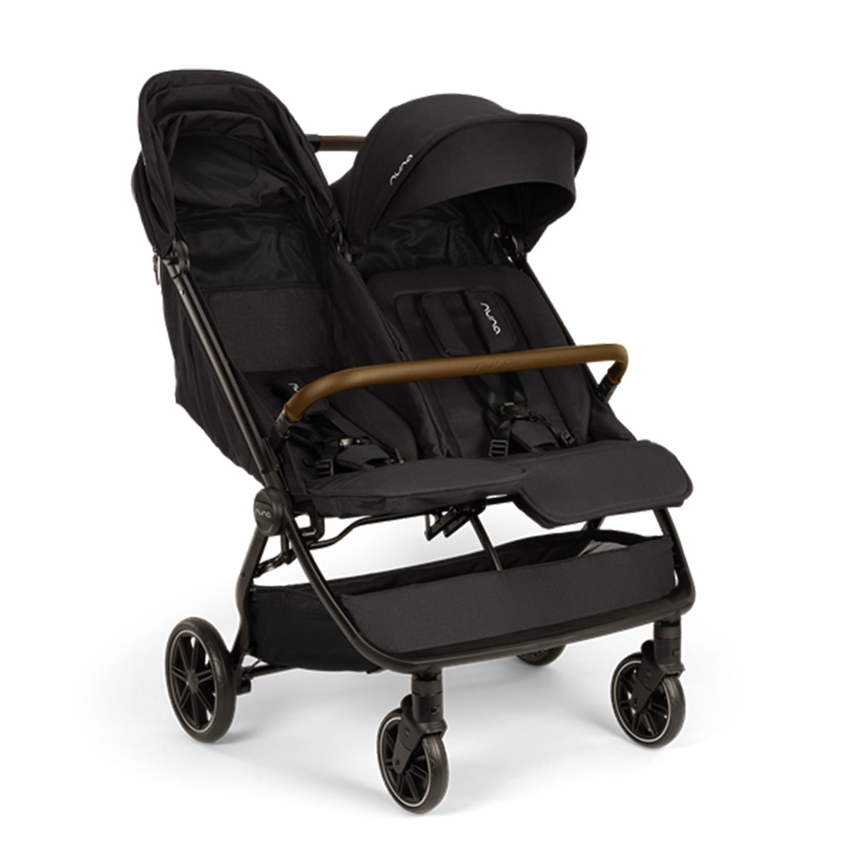 Poussette double Nuna TRVL Dubl Baby - Caviar