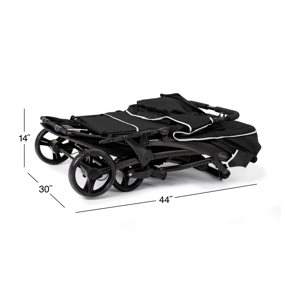 Poussette quadruple Gaggle Odyssey 4 places de Foundations – Poussette pour plusieurs enfants 