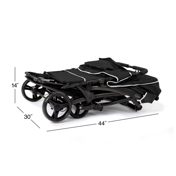 Gaggle Odyssey 4-Seat Quad Stroller by Foundations – Multi-Child Baby Stroller