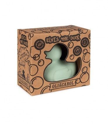 Oli & Carol - Oli & Carol Elvis the Duck Teething Toy - Mint