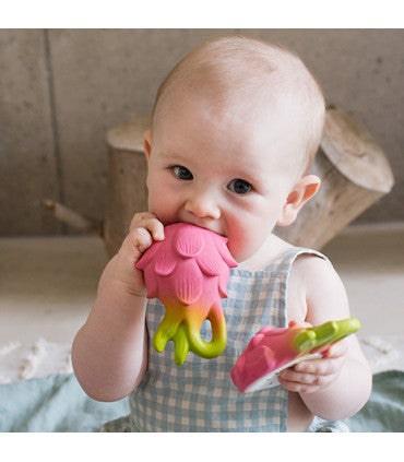 Oli & Carol - Oli & Carol Fucsia The Dragonfruit Baby Teething Toy