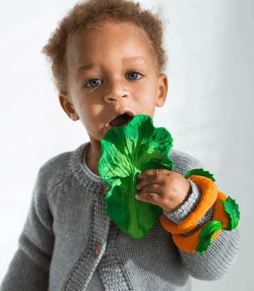 Oli & Carol - Oli & Carol Kendall the Kale Baby Teether Toy