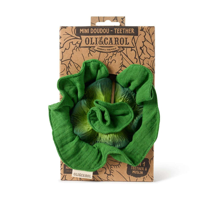 Oli & Carol - Oli & Carol Kendall the Kale Mini Doudou-Teether Toy