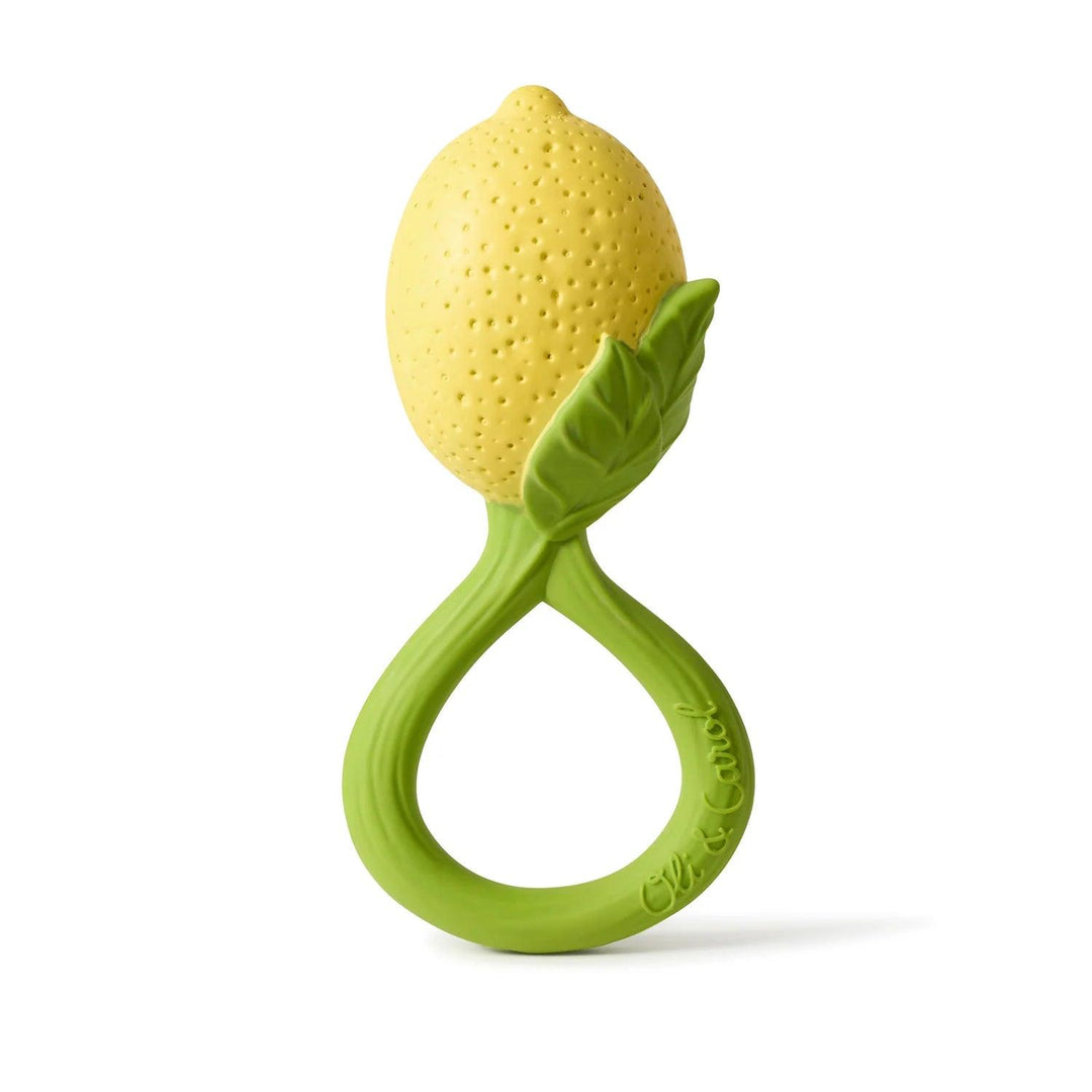 Oli & Carol - Oli & Carol Lemon Baby Rattle Toy