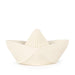 Oli & Carol - Oli & Carol Origami Boat White Teether Toy