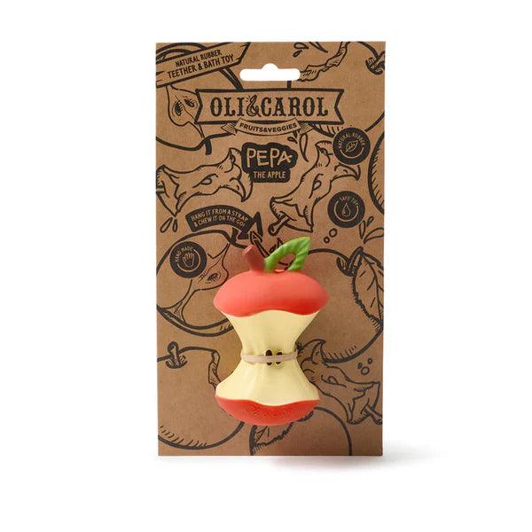 Oli & Carol - Oli & Carol Pepa The Apple Baby Teether Toy