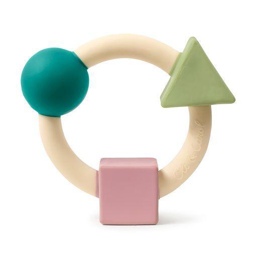Oli & Carol - Oli & Carol Teething Ring - Soft Colors