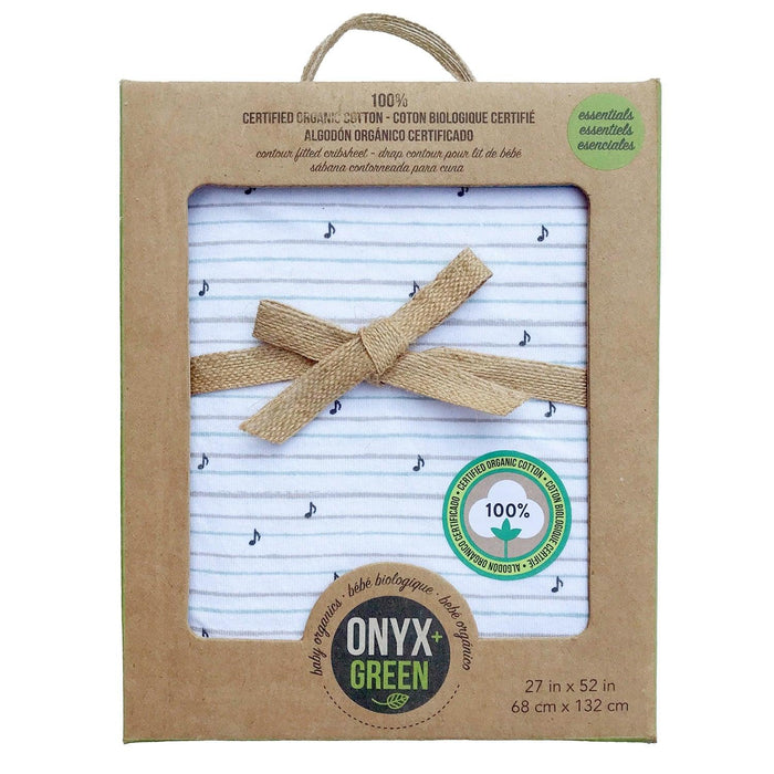 Onyx & Green - Onyx & Green Organic Baby Crib Sheet