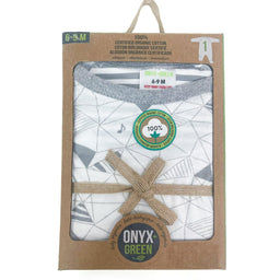 Onyx & Green - Onyx & Green Organic Baby Footie Pyjamas