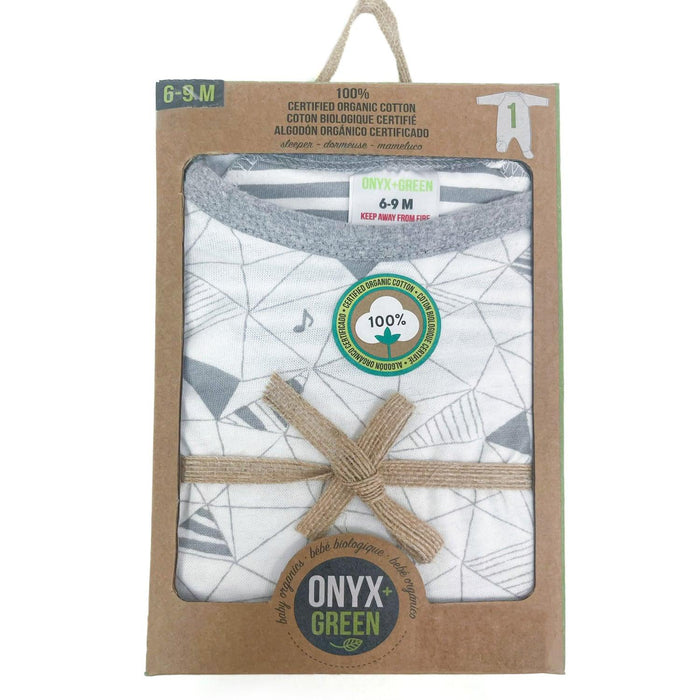 Onyx & Green - Onyx & Green Organic Baby Footie Pyjamas