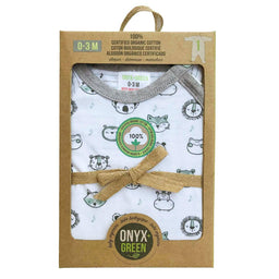 Onyx & Green - Onyx & Green Organic Baby Footie Pyjamas