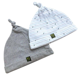 Onyx & Green - Onyx & Green Organic Baby Hat Set - 0-3m