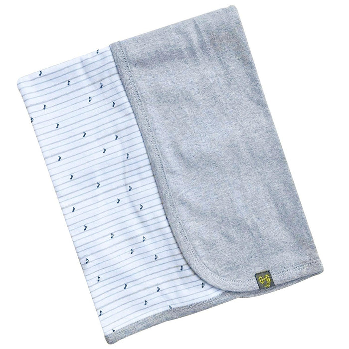 Onyx & Green - Onyx & Green Organic Baby Reversible Blanket