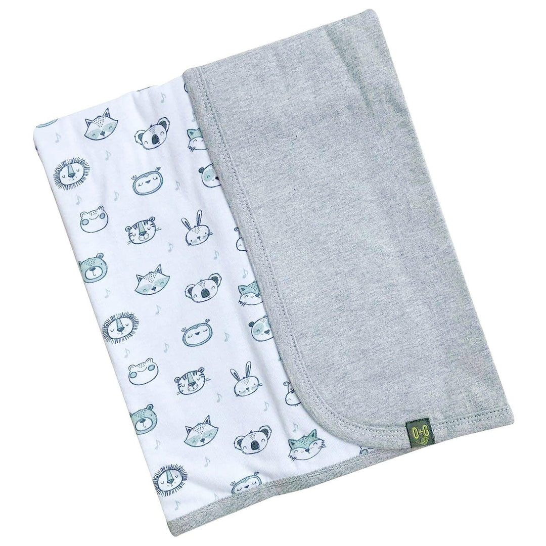 Onyx & Green - Onyx & Green Organic Baby Reversible Blanket