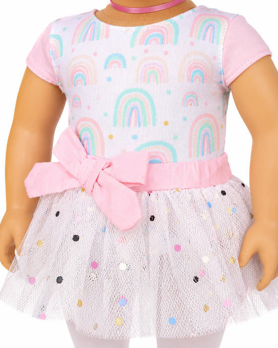 Our Generation® Kassia 18" Fashion Doll with Rainbow Tulle Dress