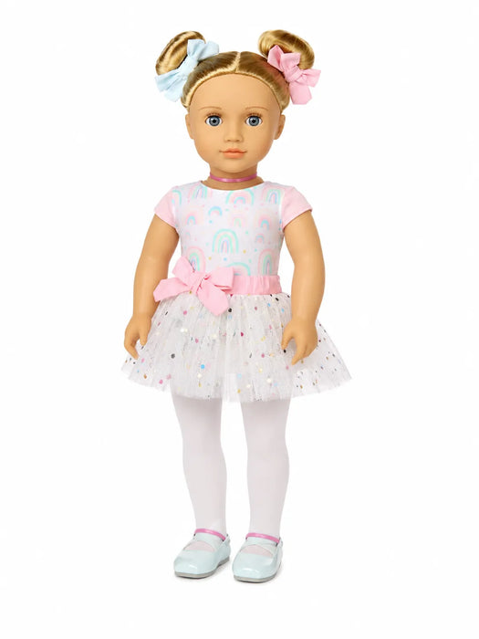 Our Generation® Kassia 18" Fashion Doll with Rainbow Tulle Dress