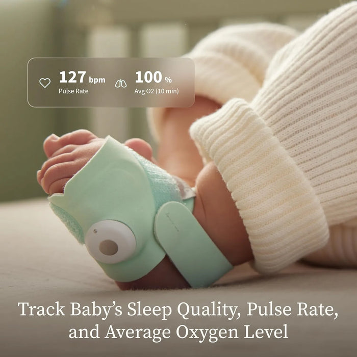 Owlet® Dream Duo Moniteur Bébé Connecté & Dream Sock (3e Génération) - Menthe