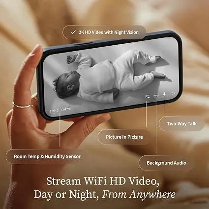 Owlet® Dream Sight Smart HD Baby Monitor- White