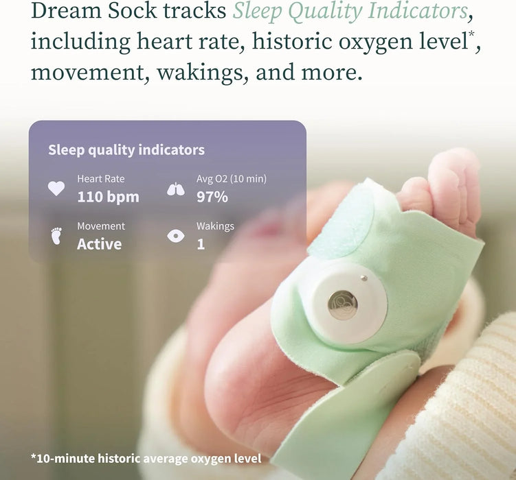 Owlet® - Owlet Dream Duo 2 Baby Heart Rate & Oxygen Monitor + Cam 2 Monitor