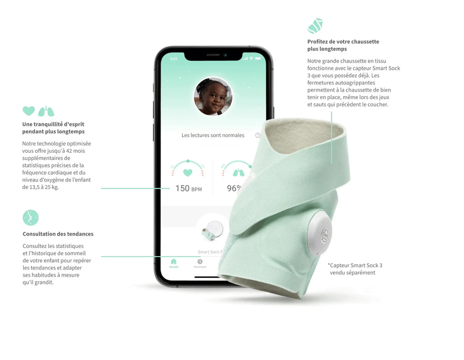 Owlet® - Owlet Dream Sock - Smart Baby Health Monitor