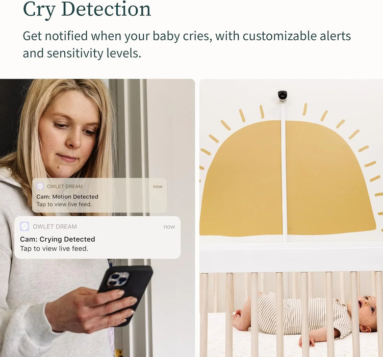 Owlet® - Owlet New Cam 2 - Smart HD Video Baby Monitor