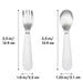 Oxo Tot® - OXO Tot - Baby & Toddler Fork & Spoon Set - Grey