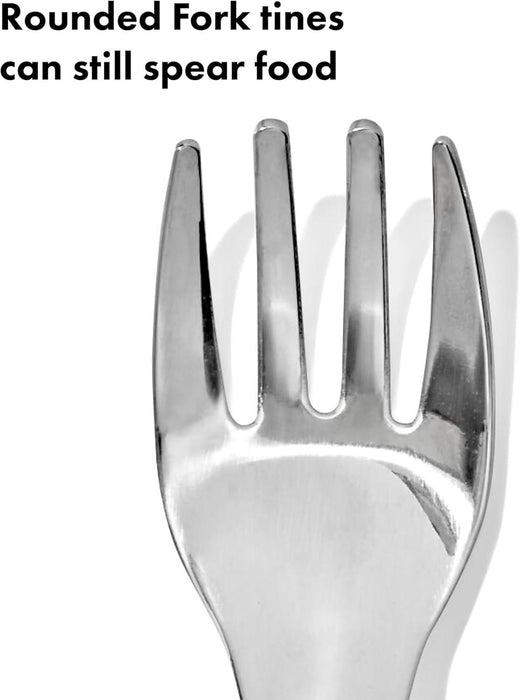Oxo Tot® - OXO Tot - On The Go Fork & Spoon Set - Baby Feeding Stainless Steel with Travel Case
