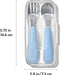Oxo Tot® - OXO Tot - On The Go Fork & Spoon Set - Baby Feeding Stainless Steel with Travel Case