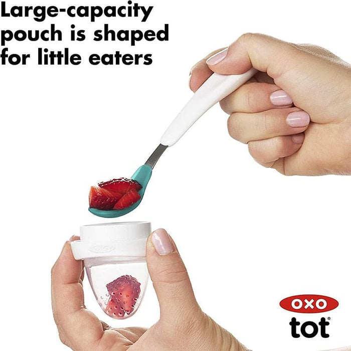 Oxo Tot® - Oxo Tot Silicone Baby Fresh Food Self Feeder - Teal