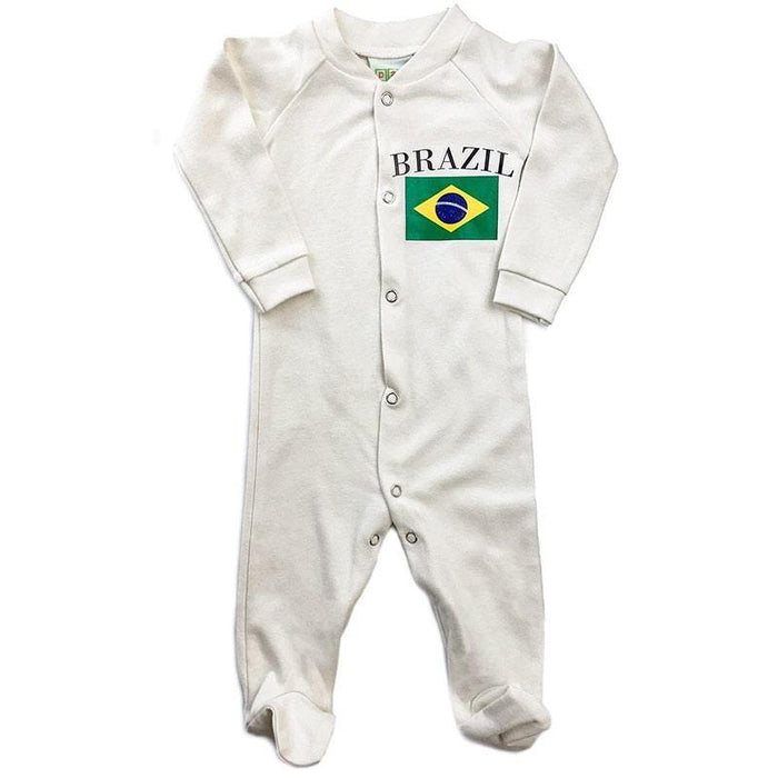 Pam - Pam Brazil One Piece Baby Pyjama - Ivory