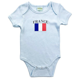 Pam - Pam France Baby Onesie - Light Blue