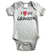 Pam - Pam I Love Grandpa Baby Onesie - White
