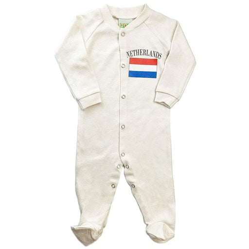Pam - Pam Netherlands One Piece Baby Pyjama - Ivory