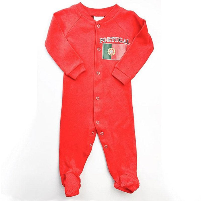 Pam - Pam Portugal One Piece Baby Pyjama - Red