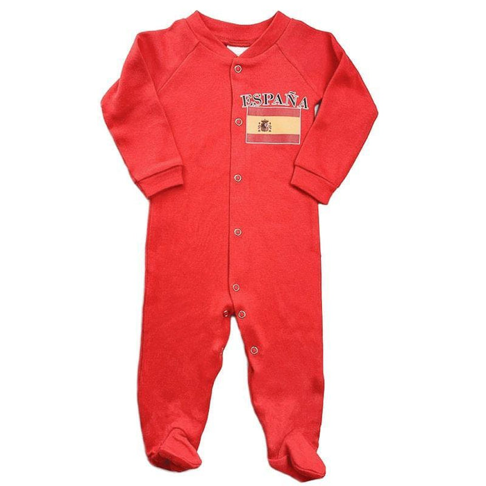 Pam - Pam Spain One Piece Baby Pyjama - Red