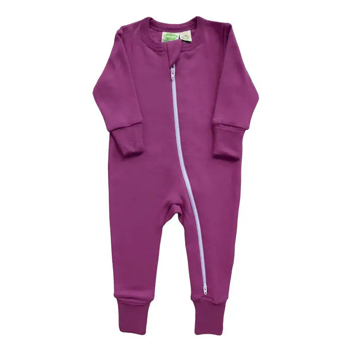 Parade Organics® Solid Color Organic Cotton 2-Way Zipper Baby Romper Size 3M-3T