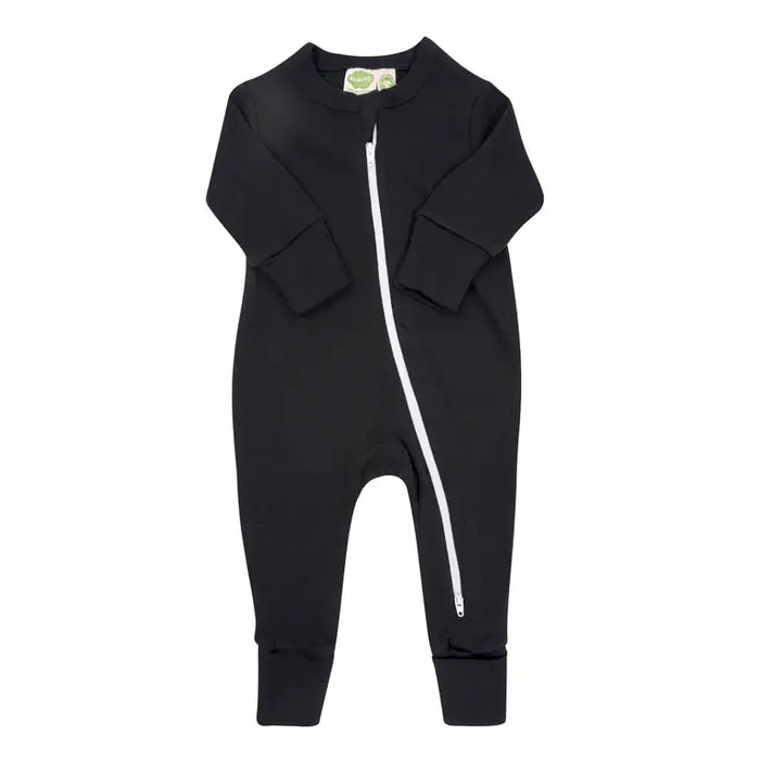 Parade Organics® Solid Color Organic Cotton 2-Way Zipper Baby Romper Size 3M-3T