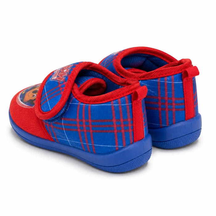 Chausson pour tout-petits Pat’ Patrouille® Chase et Marcus noirs et blancs – Rouge/Bleu – Pointures 5-12