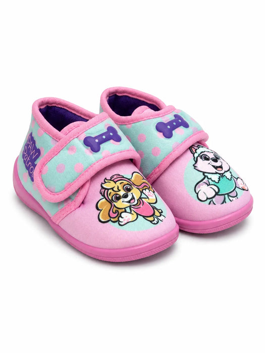 Black & White® Paw Patrol® Toddler Girls Skye & Everest Slippers – Sizes 5-12