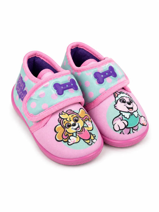 Black & White® Paw Patrol® Toddler Girls Skye & Everest Slippers – Sizes 5-12