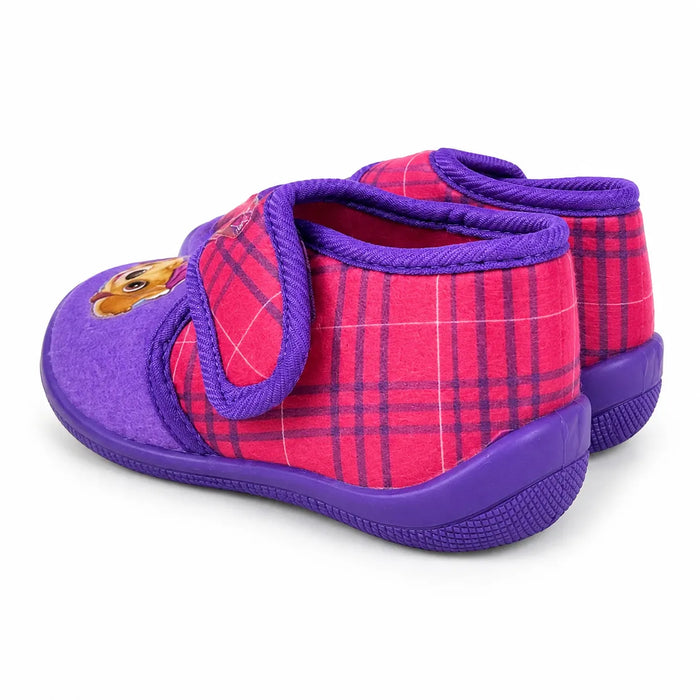 Black & White® Paw Patrol® Skye & Everest Girls Slippers – Pink/Purple – Sizes 5-12