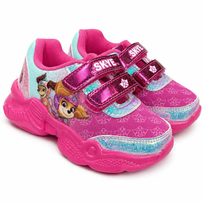 Black & White® Paw Patrol® Skye & Zuma Toddler Athletic Shoes – Pink/Aqua – Sizes 6-10