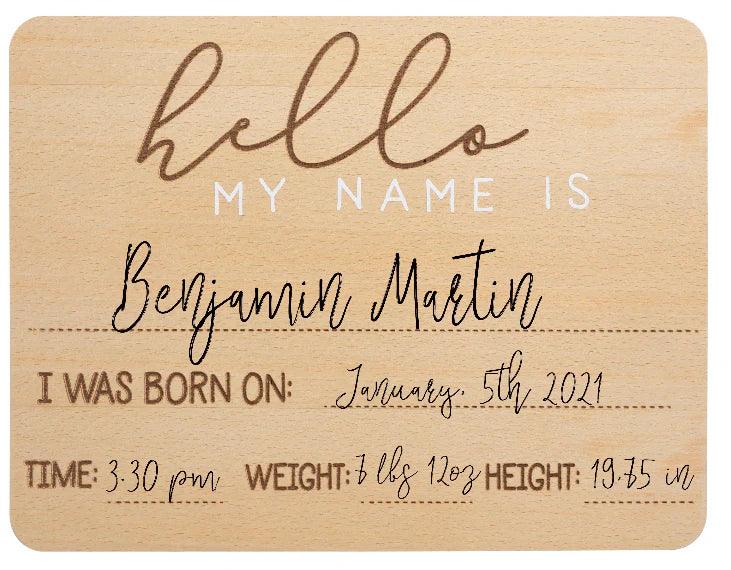 Pearhead® - Pearhead's Wooden Fill In Photo Prop