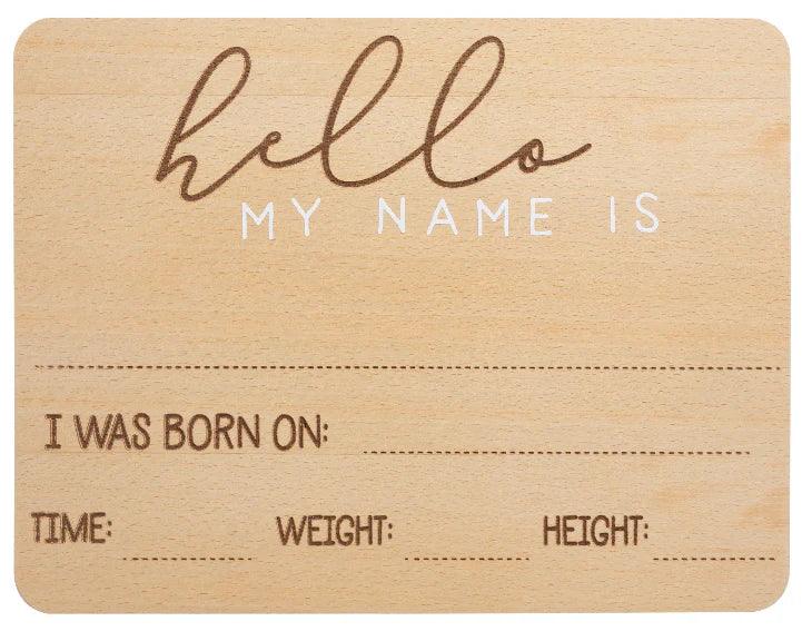 Pearhead® - Pearhead's Wooden Fill In Photo Prop